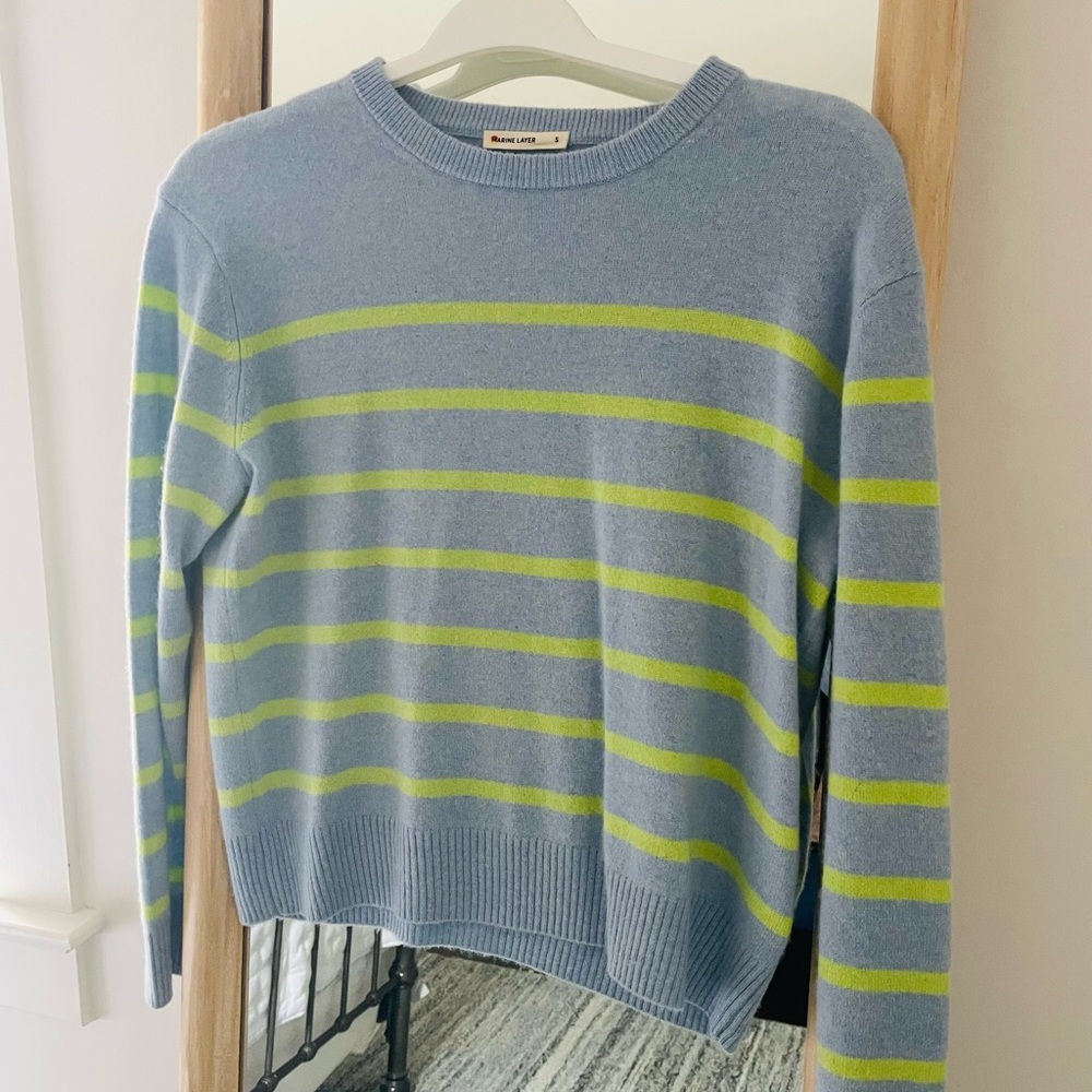 Marine Layer 100% Cashmere Sweater, Perfect Condition, Size Small